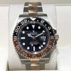 ロレックス GMTマスター2 41mm ブラック文字盤 SS/K18ピンクゴールド 126711CHNR