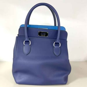 エルメス ツールボックス20 ブルーエレクトリック/ブルーイドラ スイフト シルバー金具 D刻印