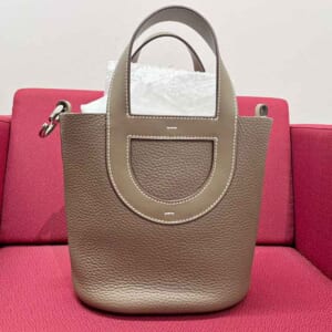 エルメス イン・ザ・ループ18 エトゥープ トリヨンクレマンス/スイフト シルバー金具 B刻印
